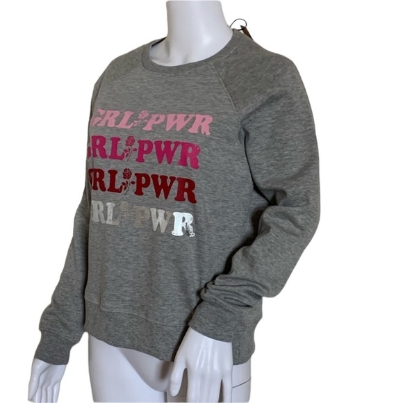 Rebecca Minkoff Girl Power Crew Neck Sweatshirt - Picture 2 of 6